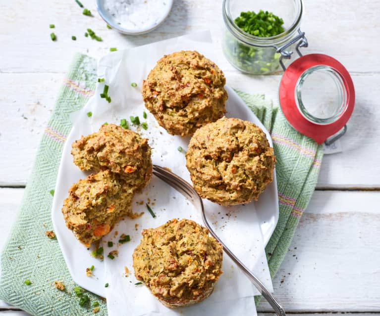 Muffinki brokułowe z szynką Muffinki brokułowe z szynką