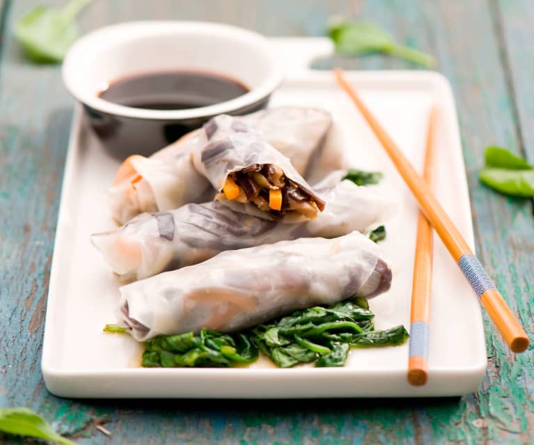 Azjatyckie spring rolls Azjatyckie spring rolls