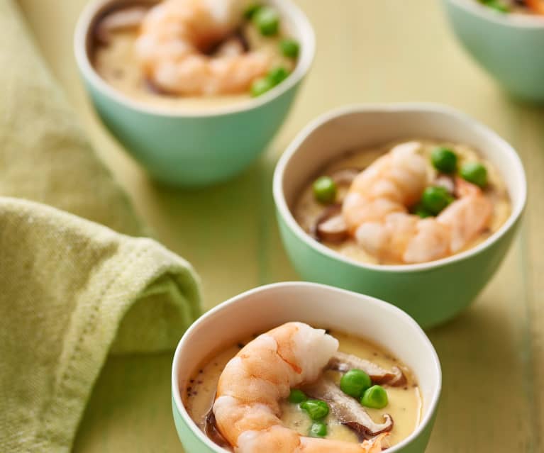 Japoński pikantny krem jajeczny (chawanmushi) Japoński pikantny krem jajeczny (chawanmushi)