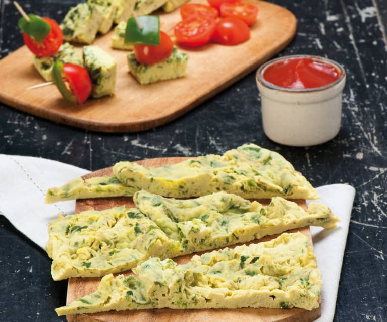 Ziołowa frittata z ricottą Ziołowa frittata z ricottą