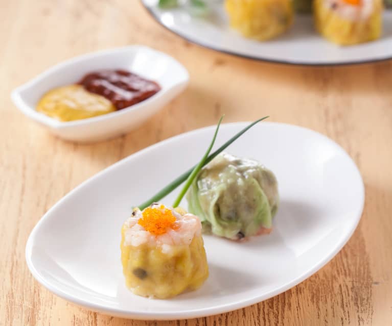 Pierożki na parze z wieprzowiną Pierożki na parze z wieprzowiną