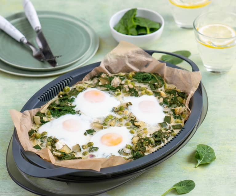 Zielona shakshuka na Varomie Zielona shakshuka na Varomie