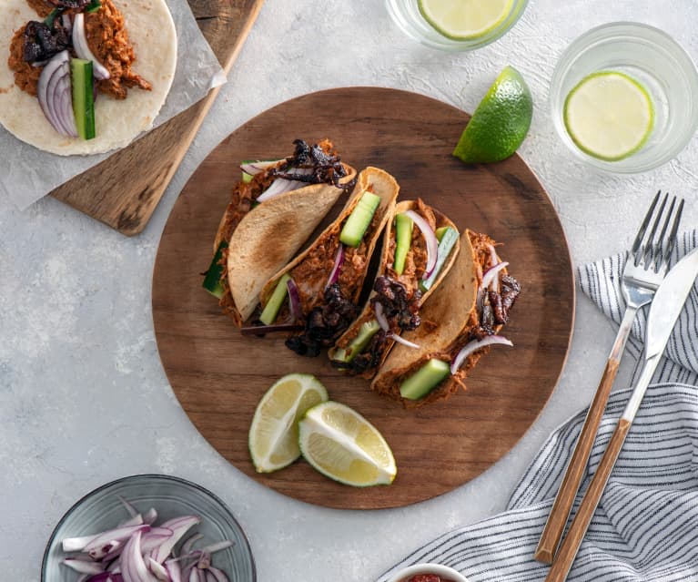 Tacos z szarpanym mięsem z kaczki Tacos z szarpanym mięsem z kaczki