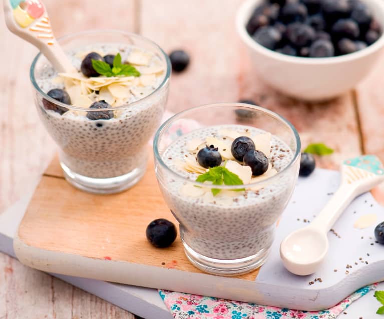 Migdałowy pudding z chia Migdałowy pudding z chia