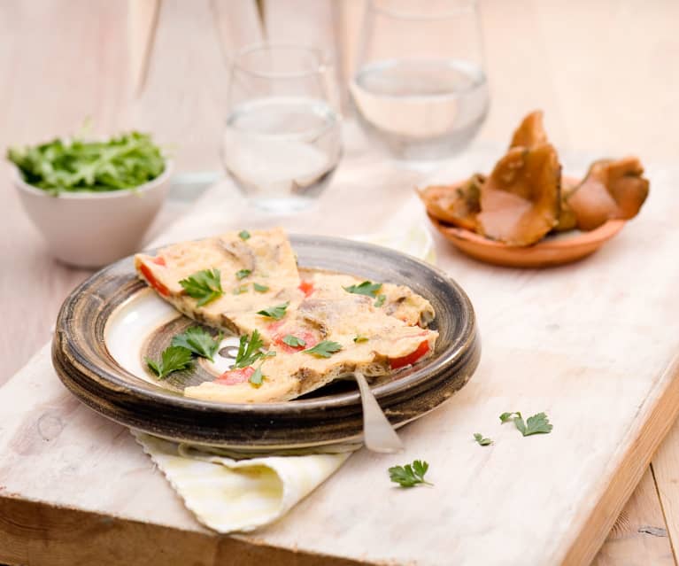 Frittata z grzybami Frittata z grzybami