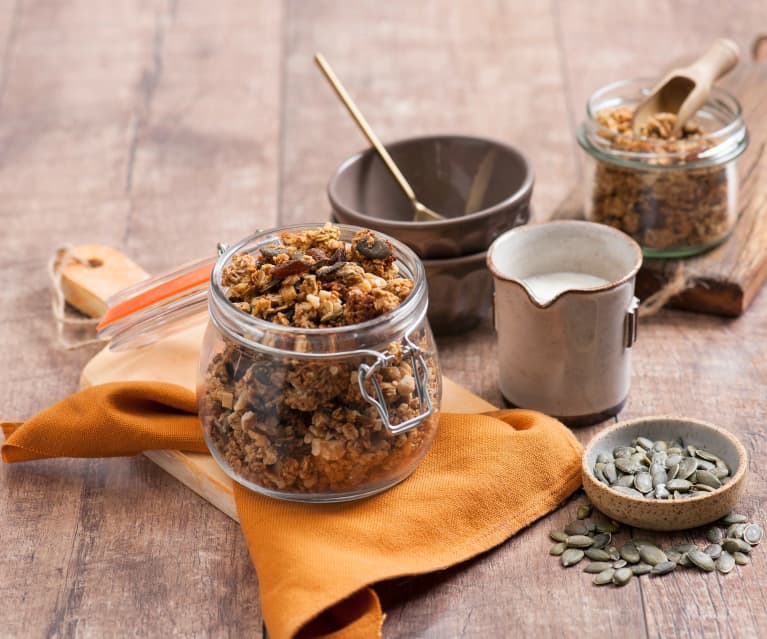Granola dyniowa bez cukru Granola dyniowa bez cukru