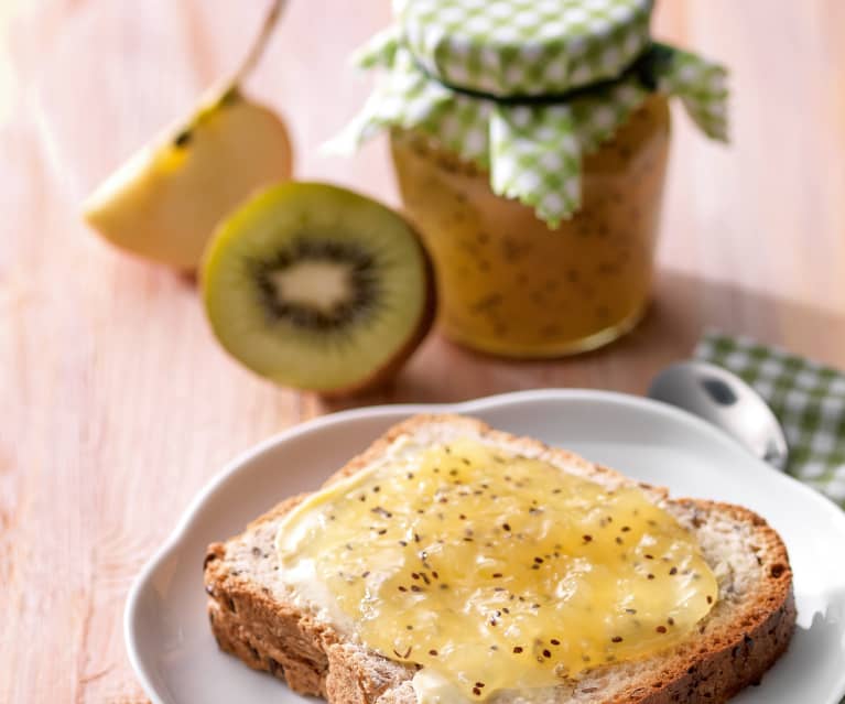 Dżem z jabłek i kiwi Dżem z jabłek i kiwi