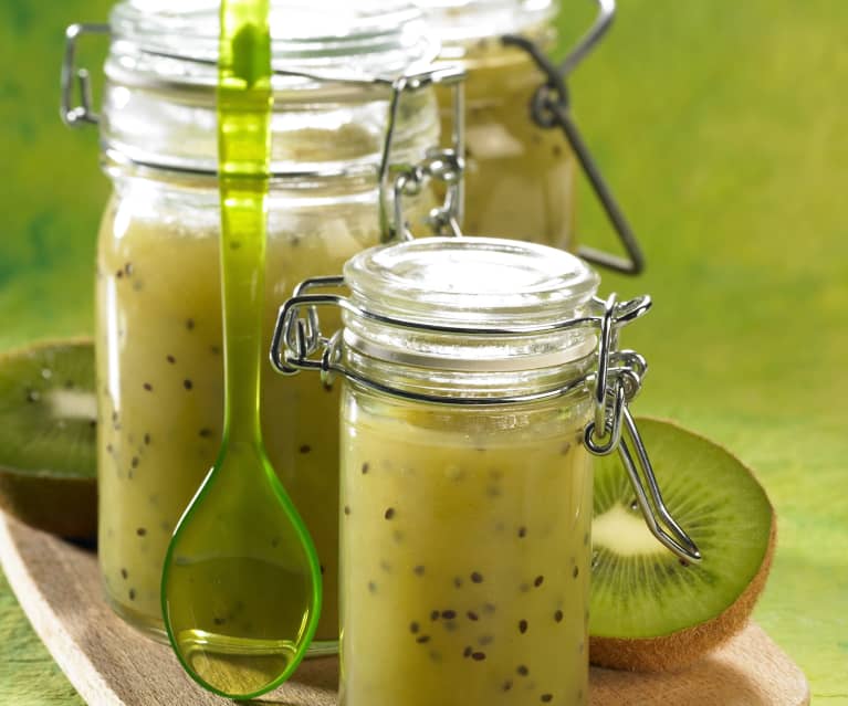 Dżem z kiwi i mleczka kokosowego Dżem z kiwi i mleczka kokosowego
