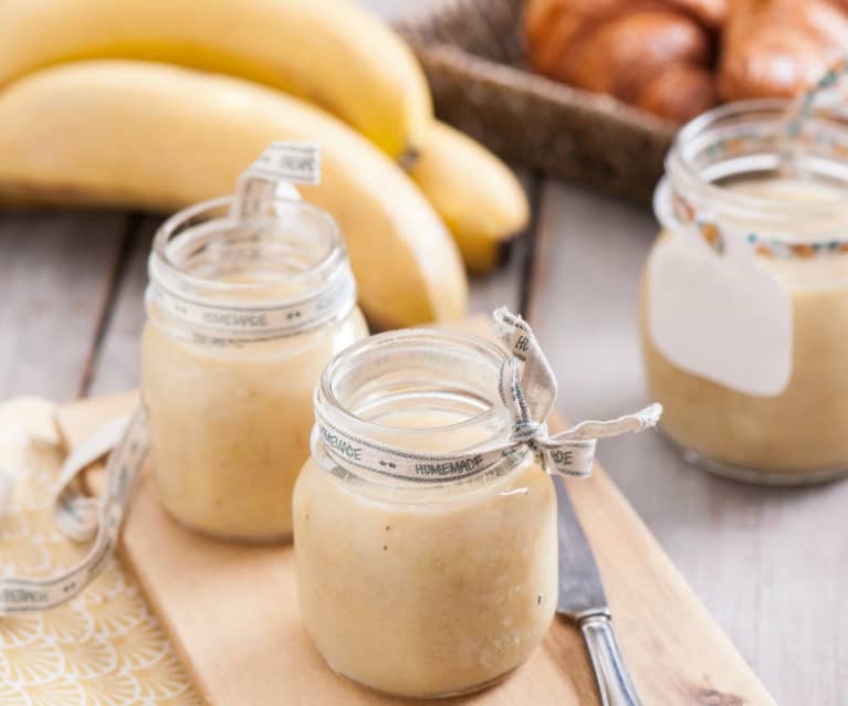 Bananowe smarowidło z ananasem i kokosem Bananowe smarowidło z ananasem i kokosem