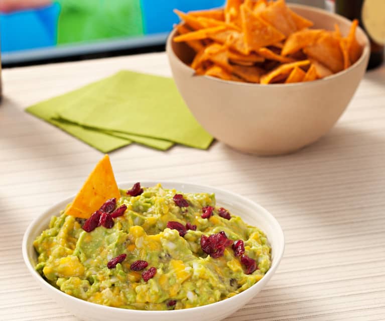 Guacamole z mango i żurawiną Guacamole z mango i żurawiną