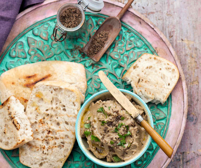 Pasta baba ganoush z kminem rzymskim Pasta baba ganoush z kminem rzymskim