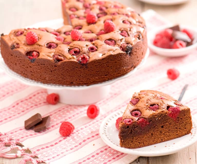 Brownie z malinami Justyny Bernaciak Brownie z malinami Justyny Bernaciak