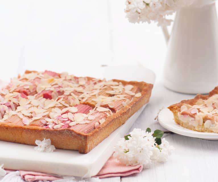 Tarta z ricottą i rabarbarem Tarta z ricottą i rabarbarem