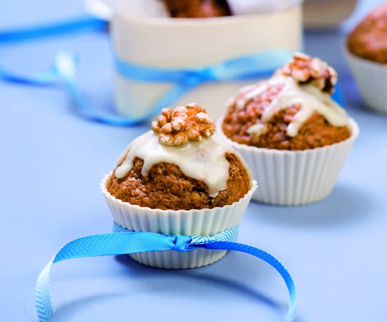 Muffinki marchewkowe z orzechami Muffinki marchewkowe z orzechami