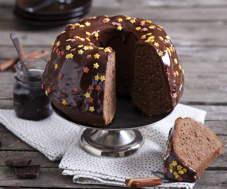Babka piernikowa z powidłami i polewą czekoladową Babka piernikowa z powidłami i polewą czekoladową
