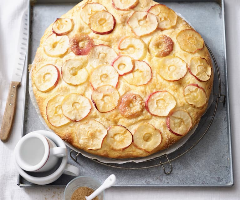 Słodka focaccia z jabłkami Słodka focaccia z jabłkami