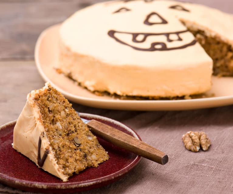 Halloweenowe ciasto dyniowe Halloweenowe ciasto dyniowe