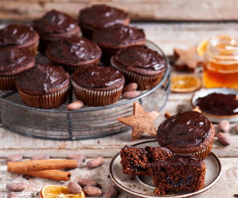 Pełnoziarniste muffinki piernikowe Pełnoziarniste muffinki piernikowe