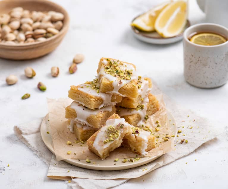 Kruche ciasteczka cytrynowo-pistacjowe Kruche ciasteczka cytrynowo-pistacjowe