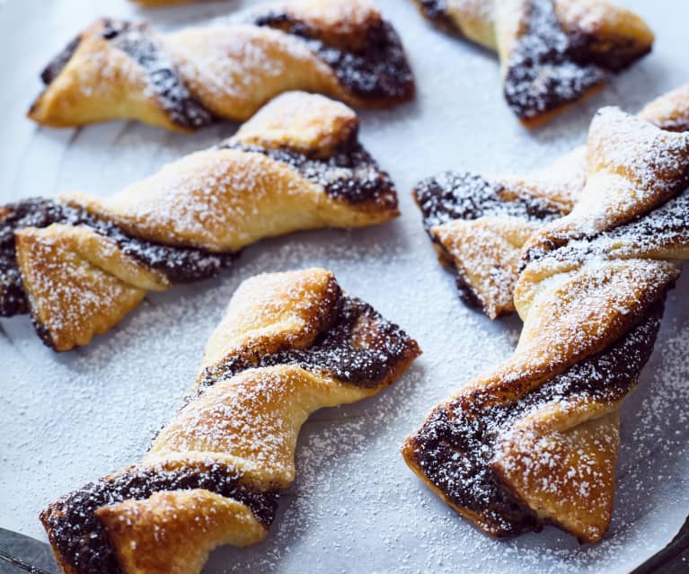 Ciastka francuskie z makiem Ciastka francuskie z makiem