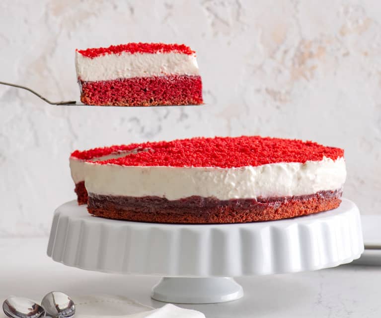 Biało-czerwony sernik Red Velvet Biało-czerwony sernik Red Velvet