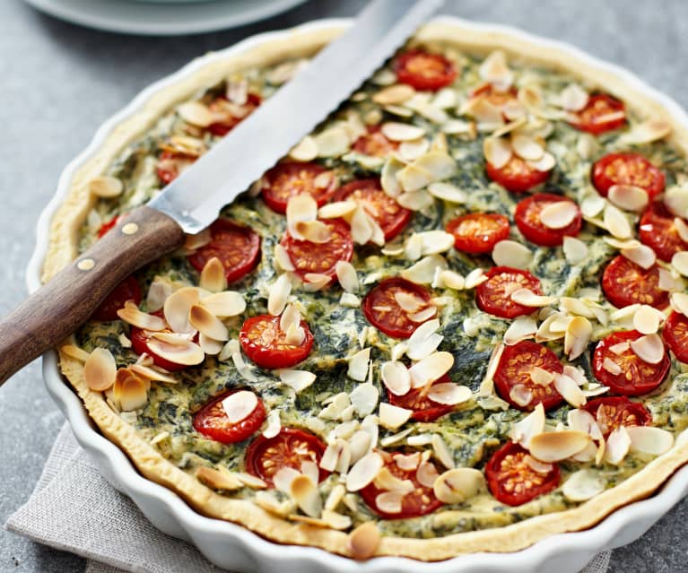 Quiche z tofu i szpinakiem Quiche z tofu i szpinakiem