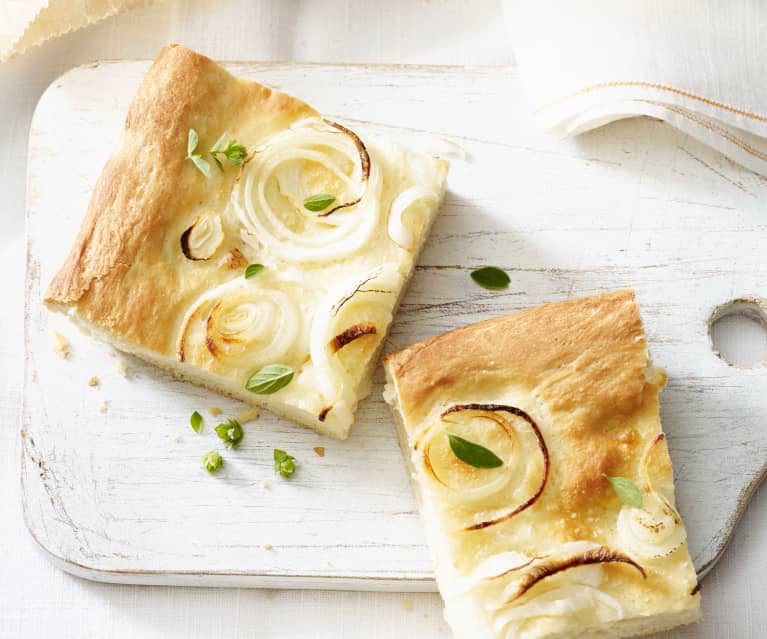 Focaccia z cebulą Focaccia z cebulą