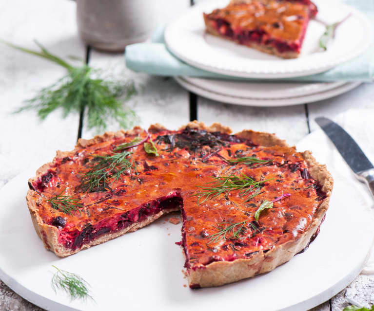 Tarta z botwinką i serem feta Tarta z botwinką i serem feta