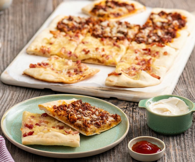 Pizza w dwóch smakach Pizza w dwóch smakach