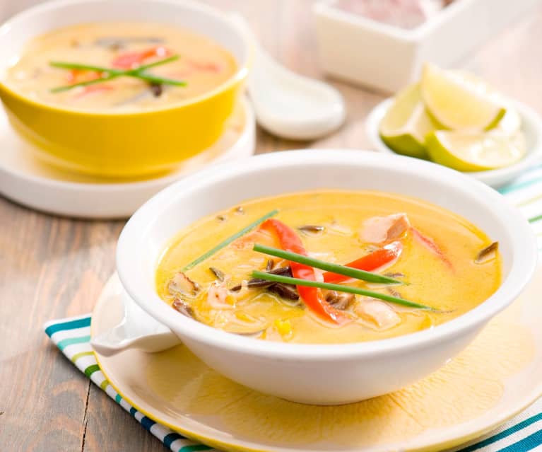 Zupa tajska z pastą curry Edyty Cygan Zupa tajska z pastą curry Edyty Cygan